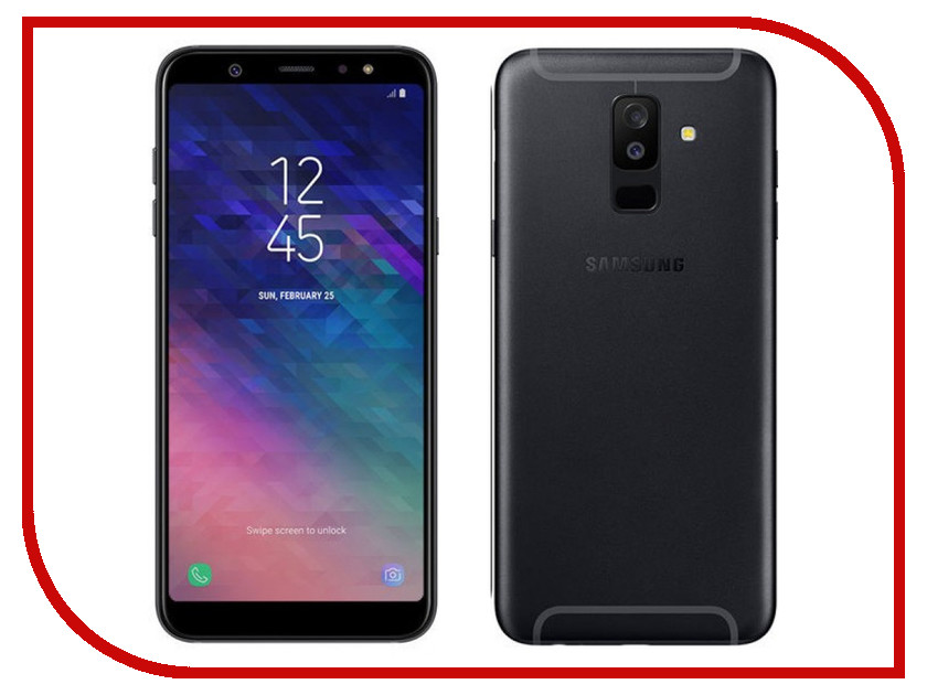 

Сотовый телефон Samsung Galaxy A6+ 32GB Black, SM-A605F Galaxy A6 Plus 2018