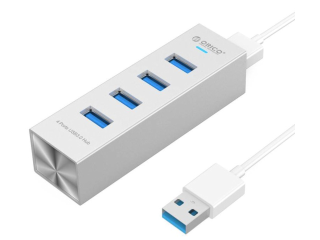

Хаб USB Orico ASH4-U3-SV Silver, ASH4-U3-SV