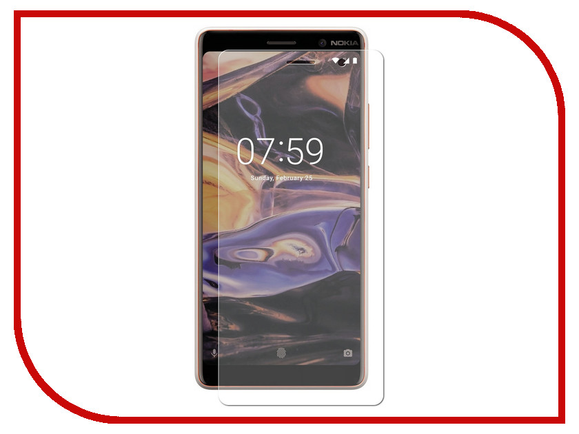 

Аксессуар Защитная пленка Nokia 7 Plus Red Line Гибридная
