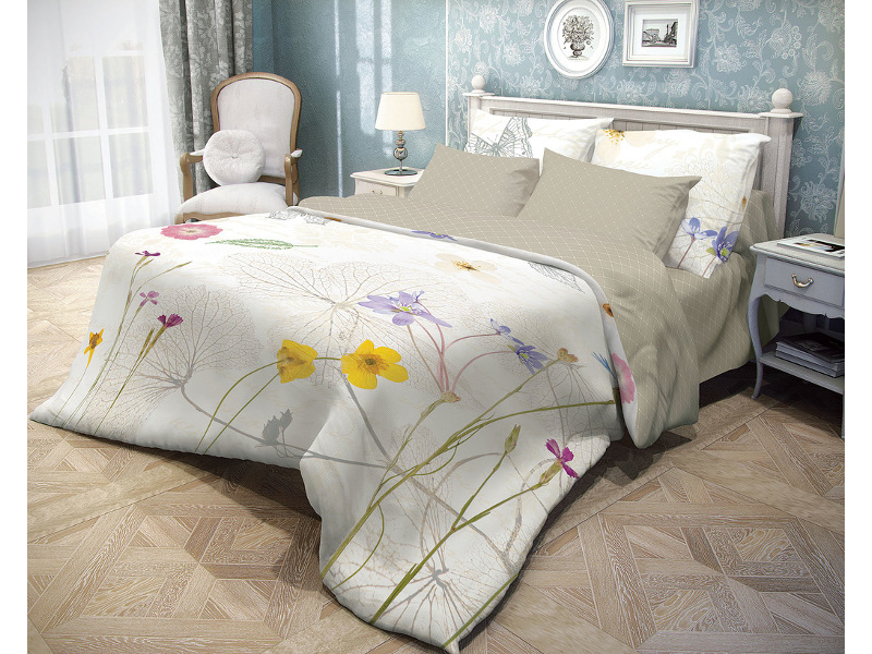 

Постельное белье Волшебная Ночь Прованс Meadow Комплект 1.5 спальный Ранфорс 706766, Meadow