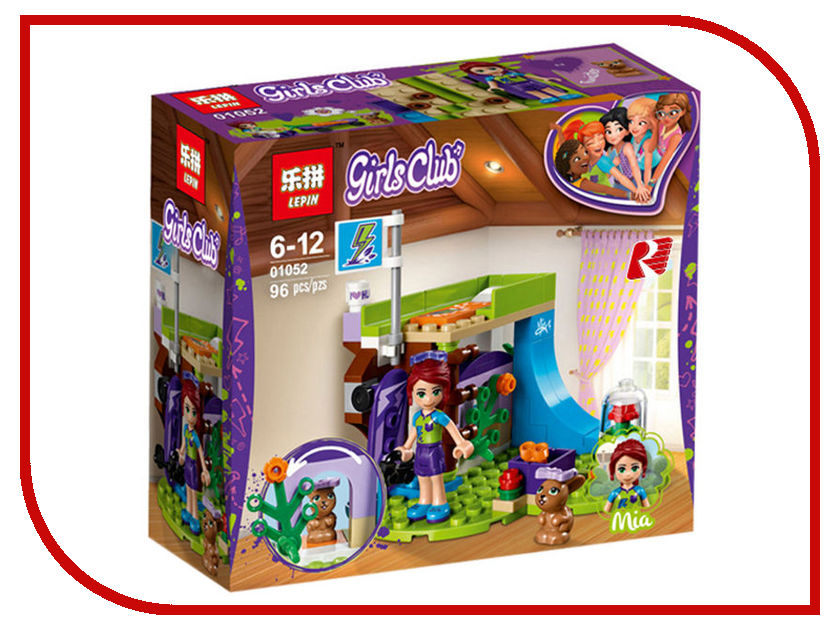 

Конструктор Lepin Girls Club Комната Мии 96 дет. 01052