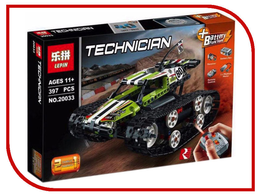

Конструктор Lepin Technician Скоростной вездеход 397 дет. 20033