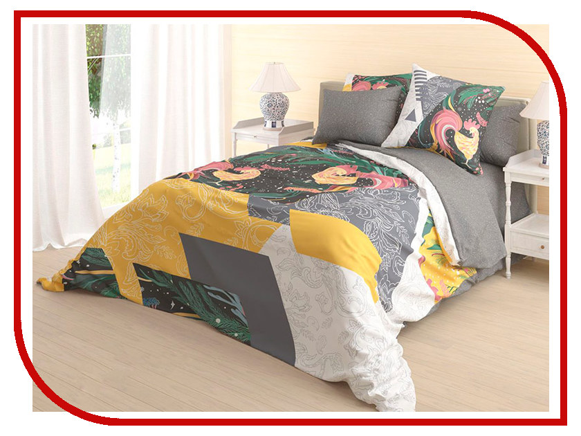 

Постельное белье Волшебная ночь Алярус Zarya Комплект 2 спальный Ранфорс 718619, Zarya