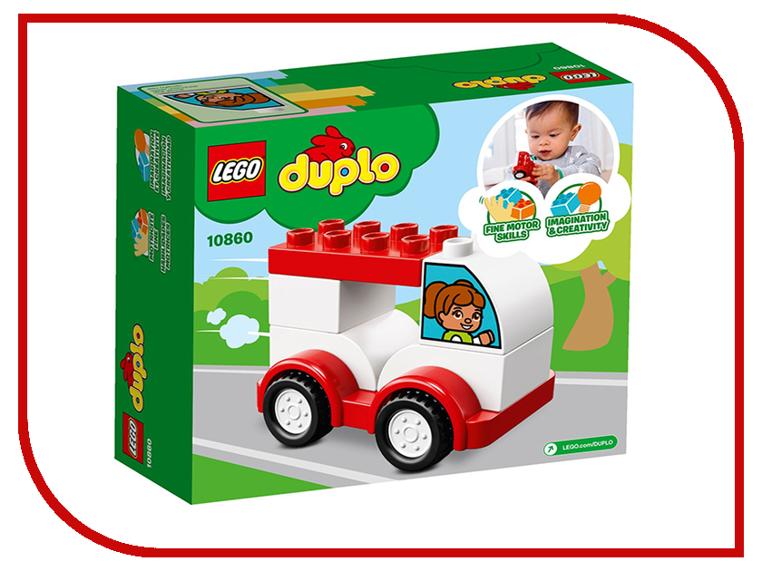 

Конструктор Lego Duplo Мой первый гоночный автомобиль 10860