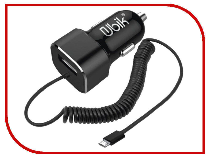 

Зарядное устройство Ubik UCP12M 1xUSB 2.4A Black, UCP12M