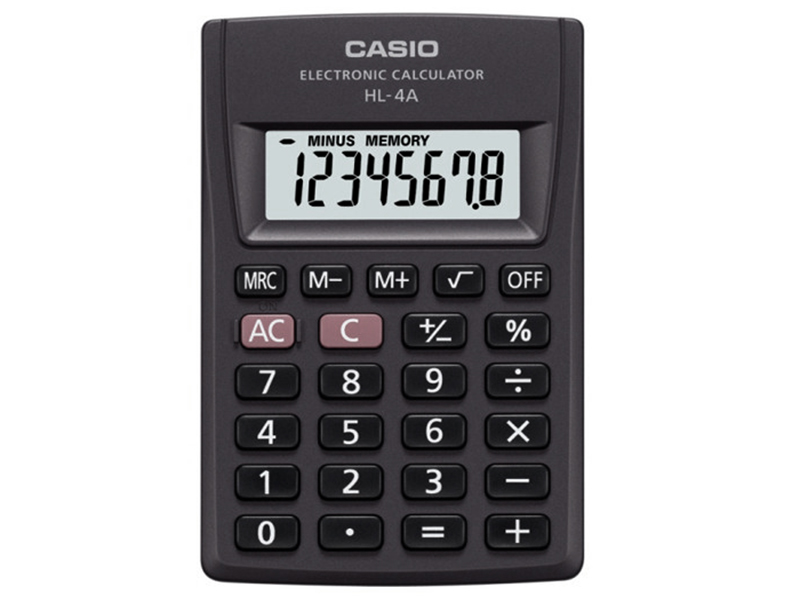 

Калькулятор Casio HL-4A, HL-4A