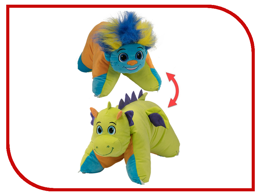 

Игрушка 1Toy Вывернушка 2в1 Разноцветный Тролль - Салатовый Дракон Т12044
