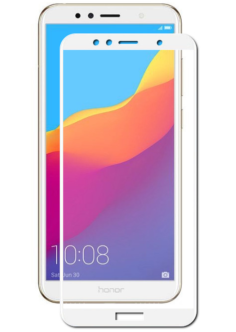 

Закаленное стекло DF для Honor 7A Pro / Y6 2018 Full Screen hwColor-53 White, hwColor-53 (white)