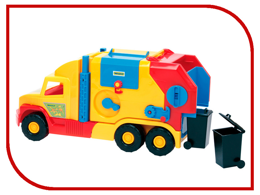 

Машина Wader Super Truck Мусоровоз малая 36580