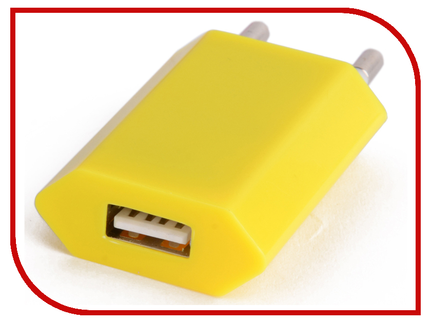 

Зарядное устройство Liberty Project USB 1А SM000123 Yellow, SM000123