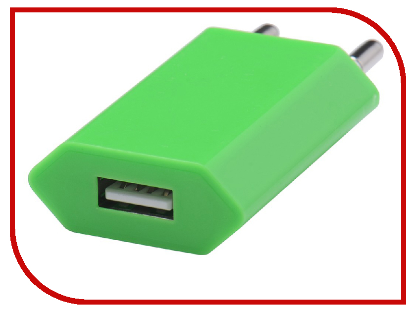 

Зарядное устройство Liberty Project USB 1А SM000124 Green