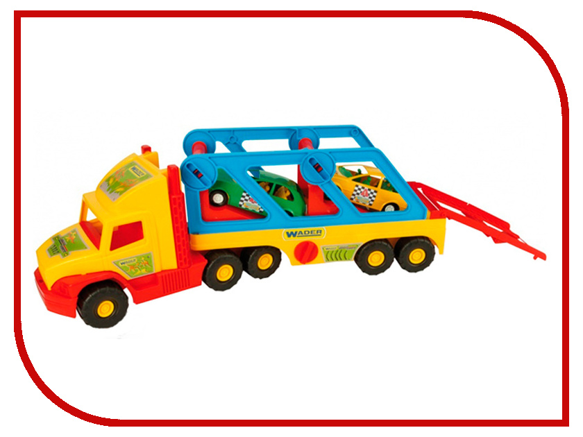 

Машина Wader Super Truck с авто купэ 36640