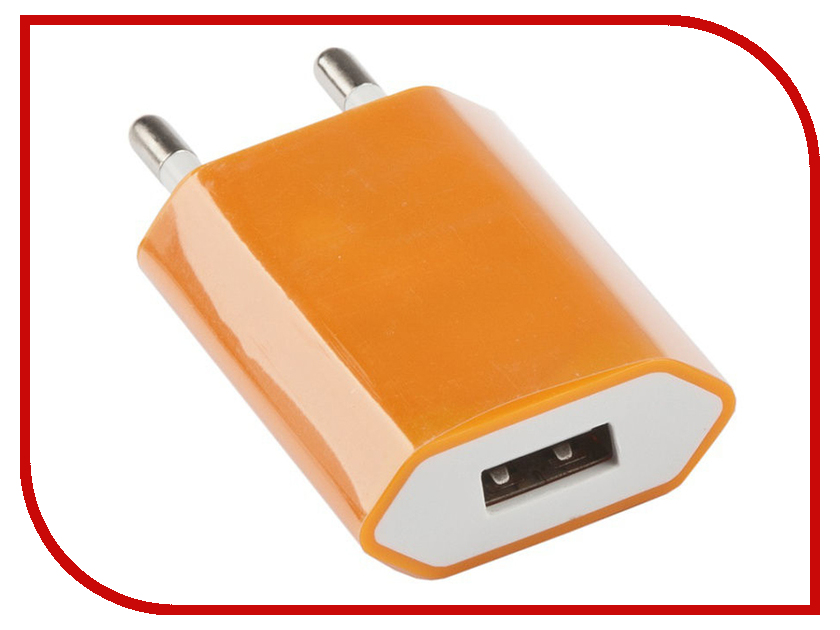 

Зарядное устройство Liberty Project USB 1А R0003918 Orange