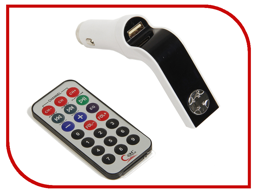 

FM-Трансмиттер СИМА-ЛЕНД USB/Mp3/WMA/MicroSD White 2506799