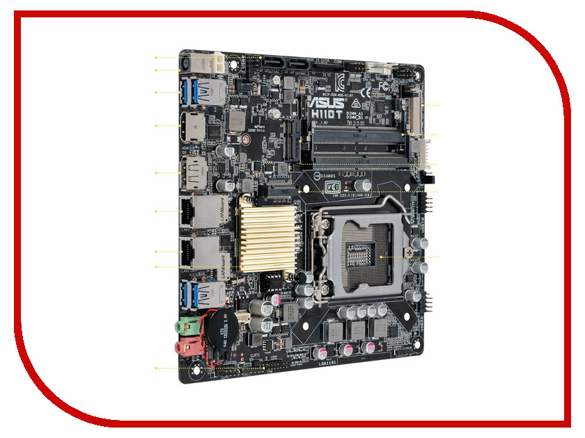 

Материнская плата ASUS H110T, H110T