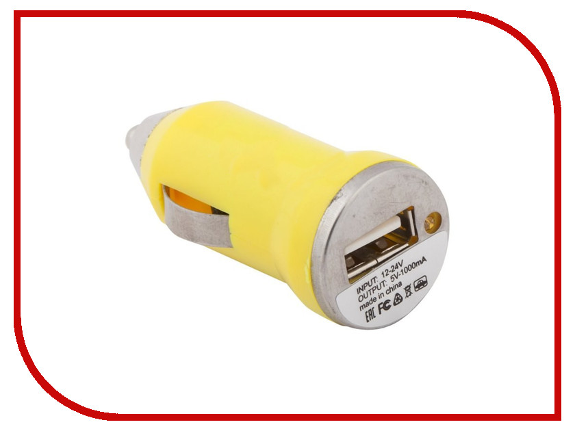 

Зарядное устройство Liberty Project 1xUSB Yellow SM000126