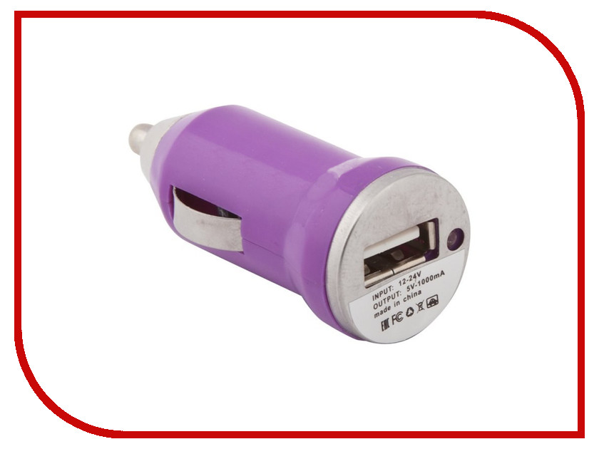 

Зарядное устройство Liberty Project 1xUSB Lilac SM000128