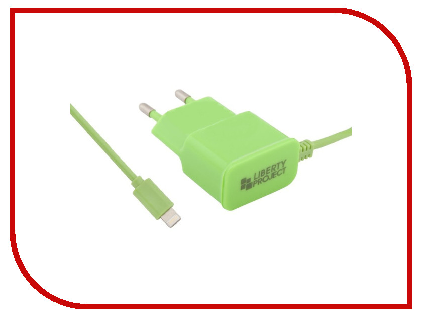 

Зарядное устройство Liberty Project 1А Apple 8 pin Green 0L-00000687