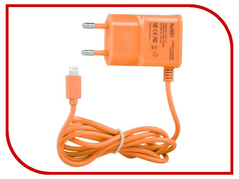 

Зарядное устройство Liberty Project 1А Apple 8 pin Orange 0L-00000690