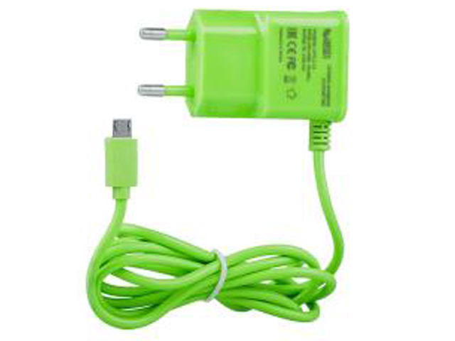 Зарядное устройство Liberty Project MicroUSB 2.1A Green 0L-00000682