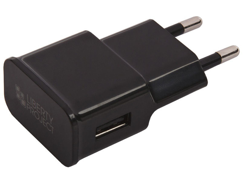 фото Зарядное устройство liberty project usb usb-type-c 2.1a black 0l-00032732