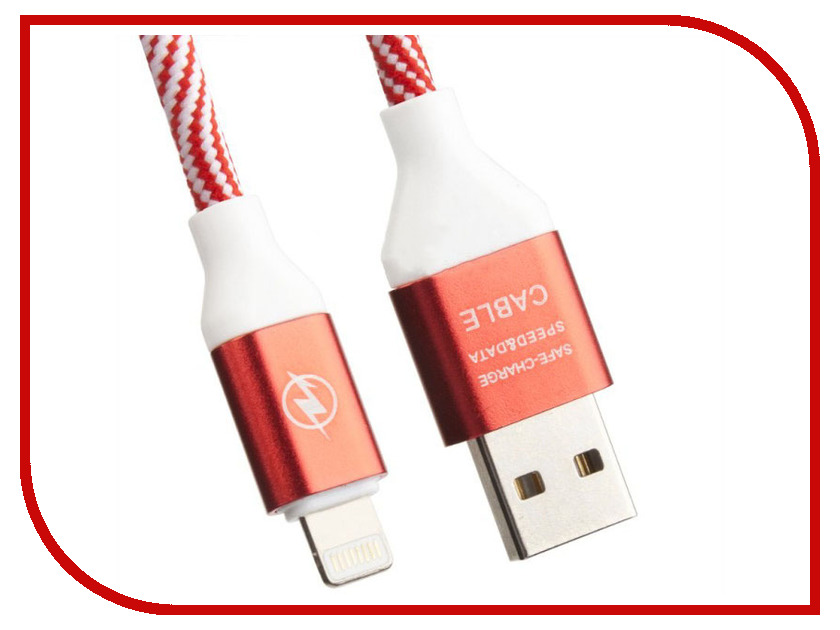 

Аксессуар Liberty Project USB-Lightning 8 pin Волны 1m Red-White 0L-00033150