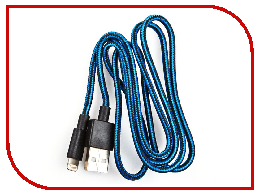 

Аксессуар Liberty Project USB-Lightning 8 pin 1m Blue-Black SM001588