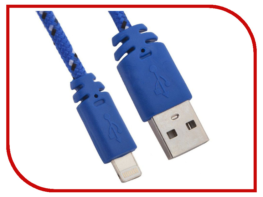 

Аксессуар Liberty Project USB-Lightning 8 pin 1m Blue-Black R0003823