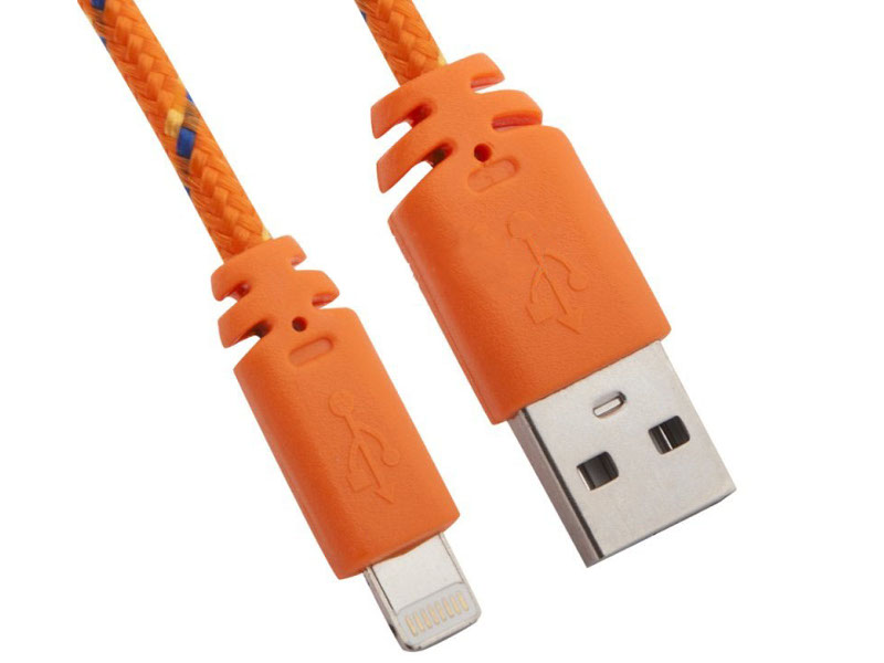 Аксессуар Liberty Project USB-Lightning 8 pin 1m Orange 0L-00001176