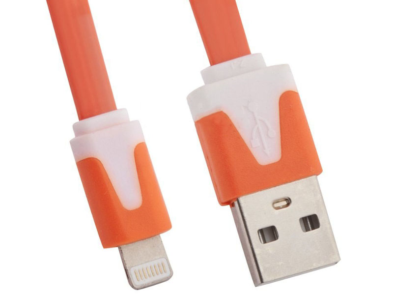 

Аксессуар Liberty Project USB-Lightning 8 pin 1m Orange SM000322, SM000322