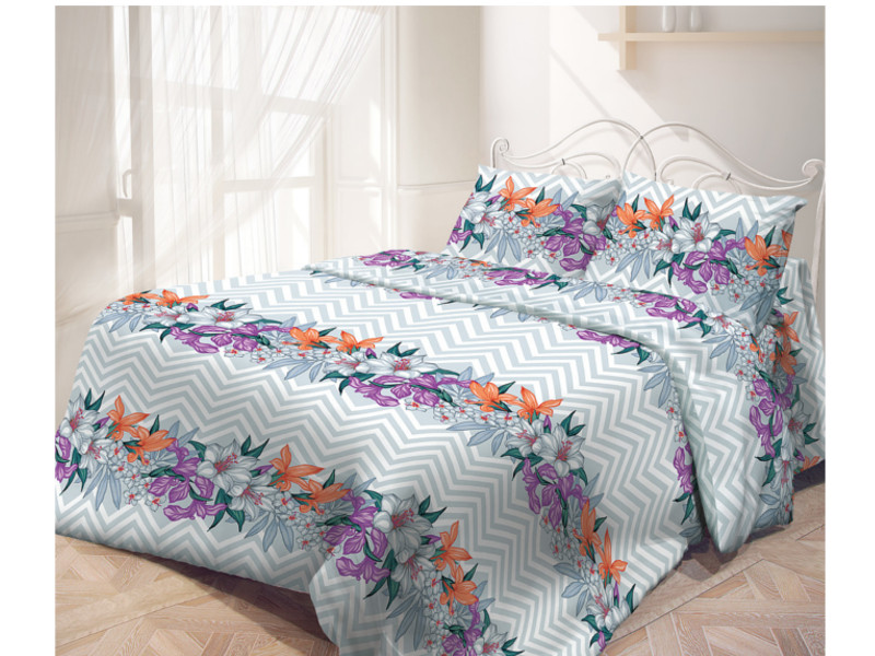 

Постельное белье Самойловский текстиль Ноктюрн Комплект 2 спальный Бязь 714230, Ноктюрн