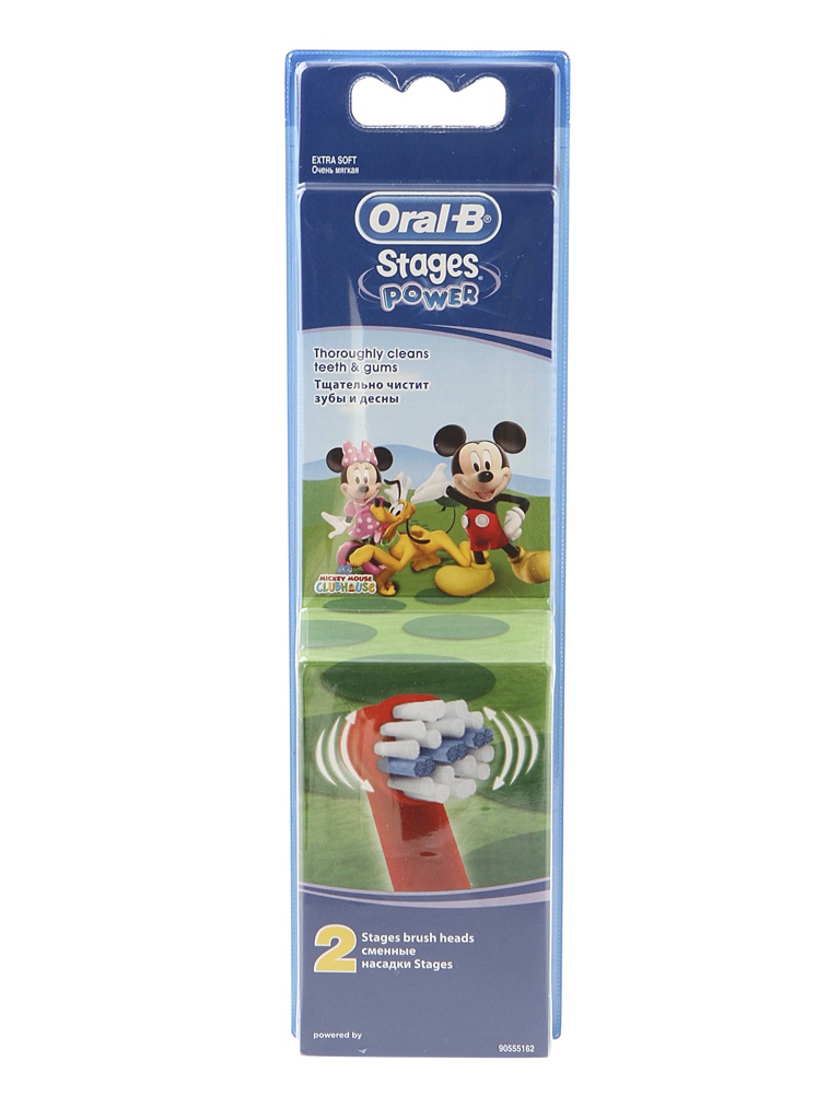 Сменные насадки Braun Oral-B Stages Power EB10K / EB10-2 Kids Disney Микки Маус