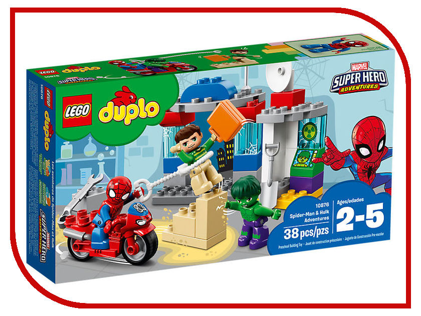 

Конструктор Lego Duplo Приключения Халка и Человека-паука 10876, 10876