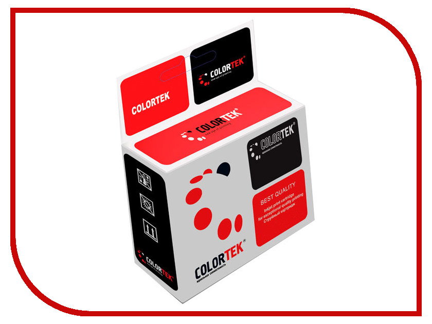 

Картридж Colortek CZ101AE (650) Black для HP Deskjet Ink Advantage1015/1515/2515/2545/2645/3515/4645, CZ101AE (650) Bk