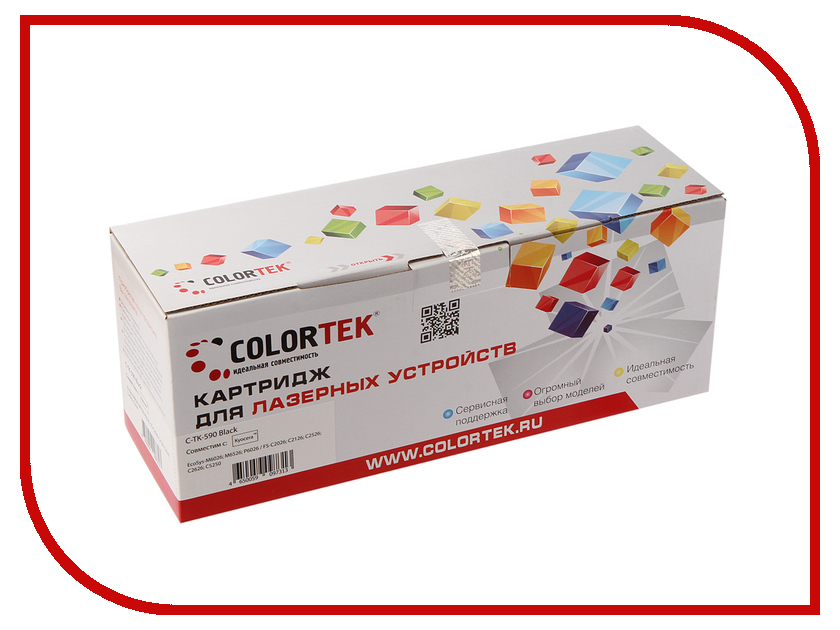 

Картридж Colortek TK-590k Black для Kyocera FS-C2026/2126MFP
