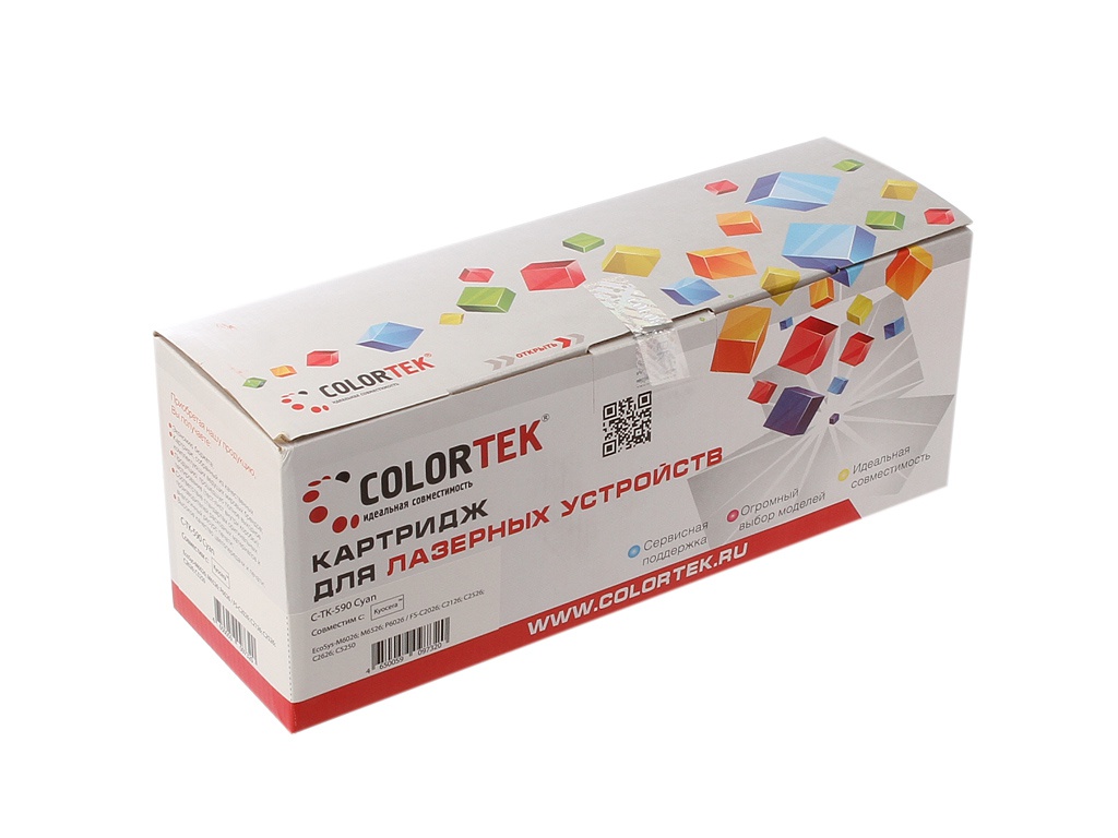 фото Картридж Colortek TK-590c Cyan для Kyocera FS-C2026/2126MFP