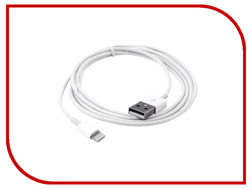 

Аксессуар Lumax USB 2.0 MALE TO 8PIN LIGHTNING 2m White AH__0042