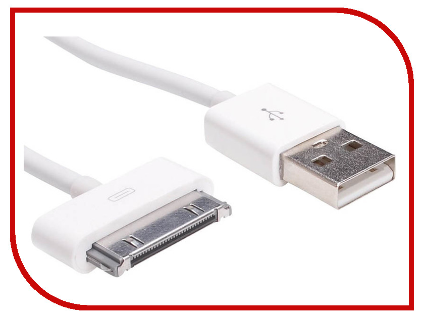 

Аксессуар Lumax USB 2.0 A MALE TO 30PIN 1m White AH__0044