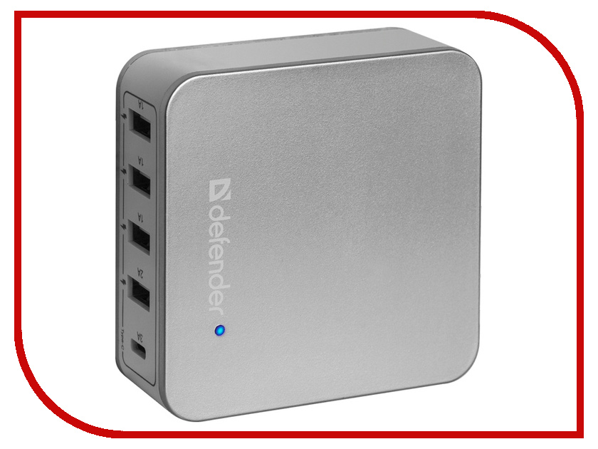 

Зарядное устройство Defender UPA-50 4xUSB + Type C 83538