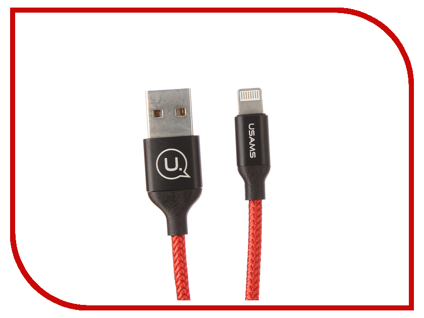 

Аксессуар USAMS US-SJ161 2в1 USB - MicroUSB/Lightning (8-pin) 1.2m Red
