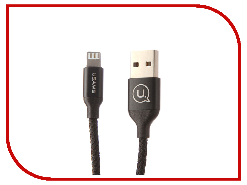 

Аксессуар USAMS US-SJ161 2в1 USB - MicroUSB/Lightning (8-pin) 1.2m Black