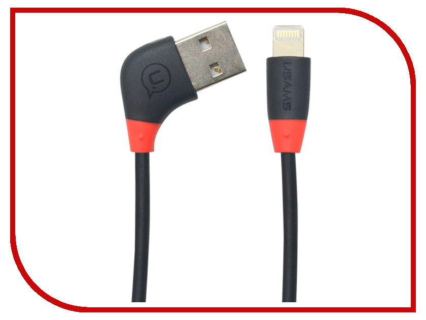 

Аксессуар USAMS Ling-7 Series US-SJ134 USB - Lighting (8-pin) Black