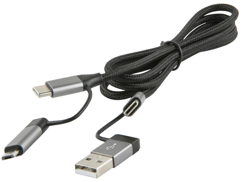 фото Аксессуар red line usb - usb type-c/microusb black ут000013652