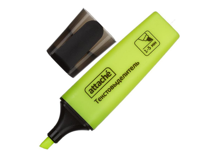 

Маркер Attache Colored 1-5mm Yellow 629201