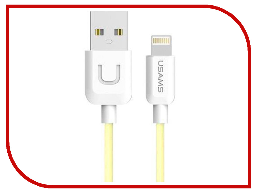 

Аксессуар USAMS U-Turn Series US-SJ097 USB - Lighting (8-pin) 1.0m Yellow