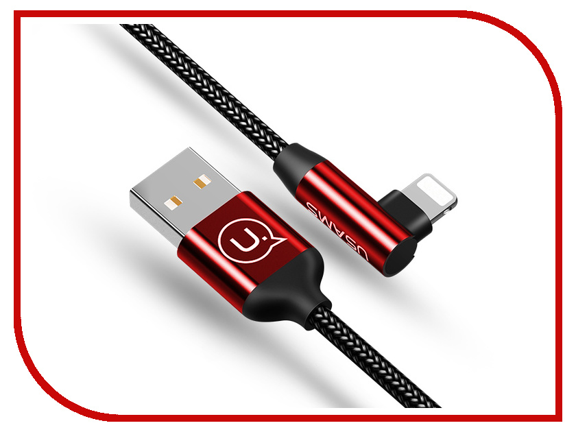 

Аксессуар USAMS U-Fun Series US-SJ168 USB - Lighting (8-pin) 1.2m Red