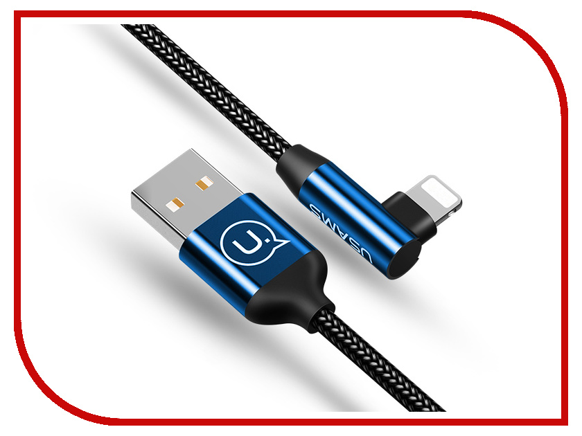 

Аксессуар USAMS U-Fun Series US-SJ168 USB - Lighting (8-pin) 1.2m Blue
