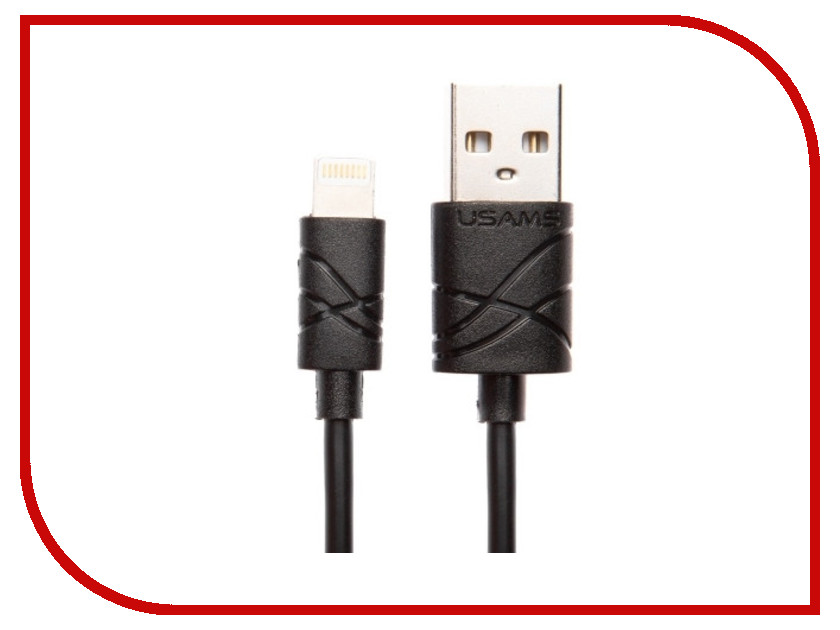 

Аксессуар USAMS U-Gee Series US-SJ038 USB - Lighting (8-pin) Black