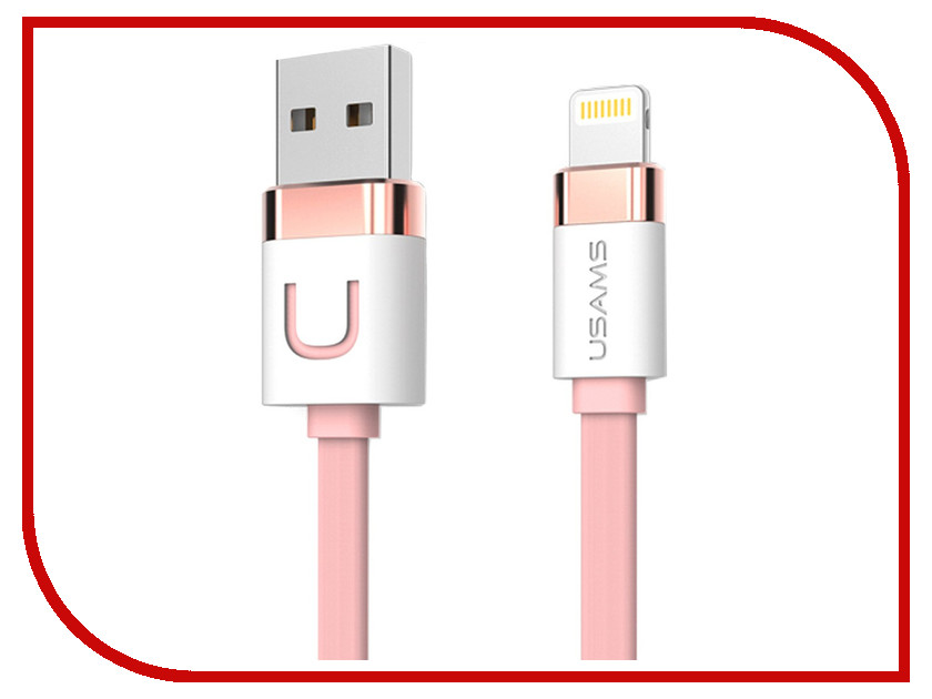 

Аксессуар USAMS U-Like Series US-SJ024 USB - Lighting (8-pin) 0.5m Pink