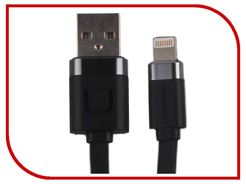 

Аксессуар USAMS U-Like Series US-SJ024 USB - Lighting (8-pin) 0.5m Black